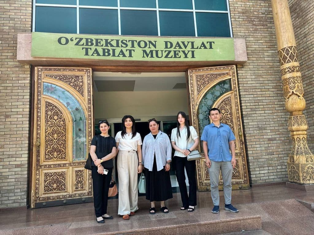 Сотрудники ” Центра исследований цифровой экономики " посетили Государственный музей природы Узбекистана.